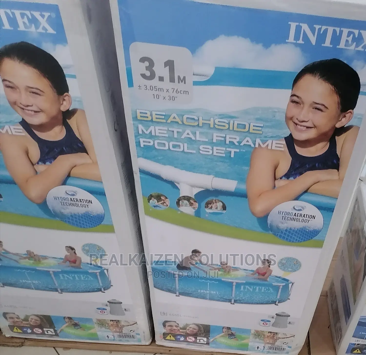 Intex Beachside Metal Frame Pool Set 3.05M X 76cm