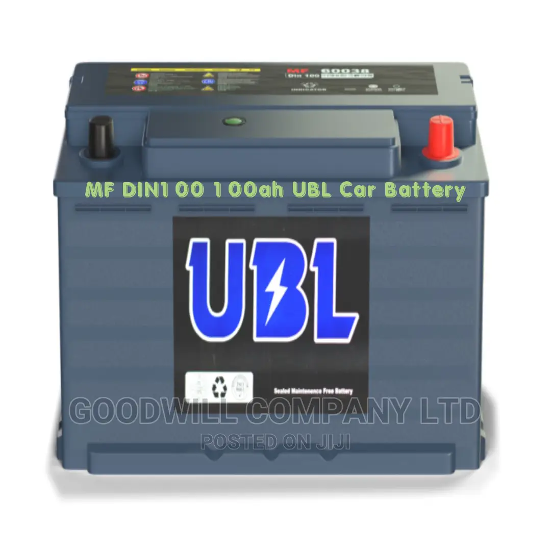Maintenance Free DIN100 100ah UBL Car Battery