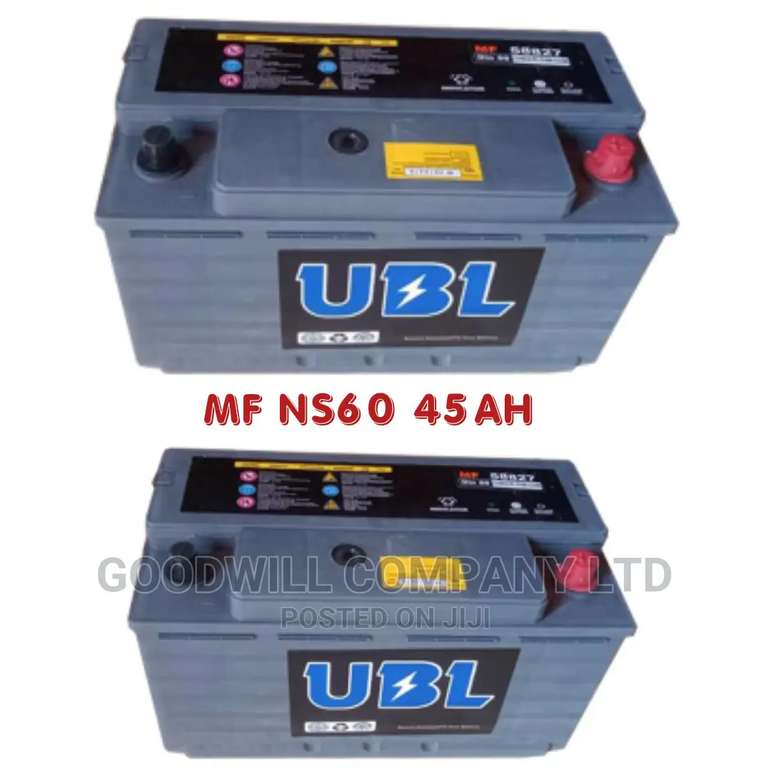 Maintenance Free NS60 45ah UBL Car Battery