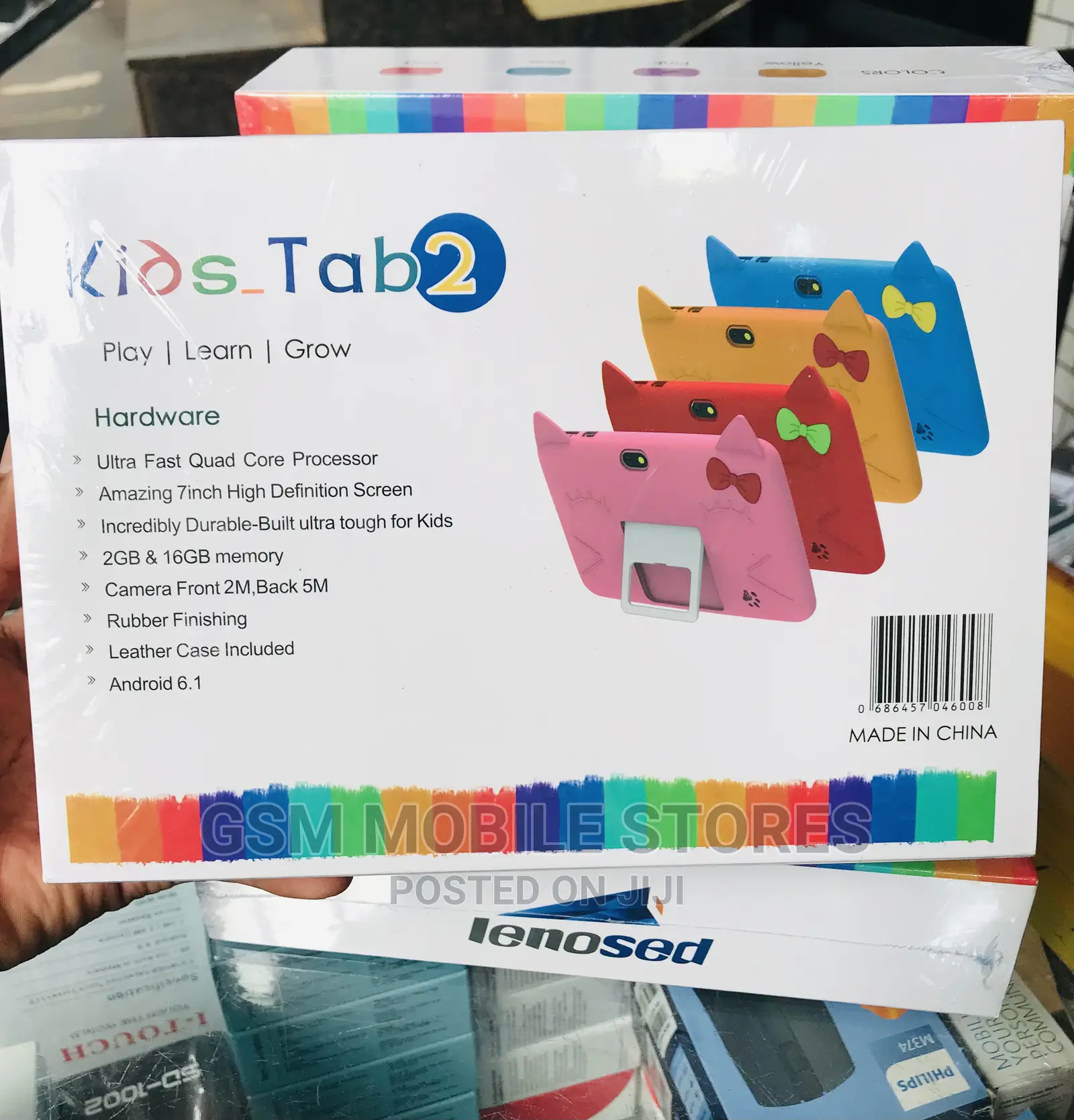 Lenosed Kids Tab 2 : 7 Inch, 16GB, 2GB RAM, Wi-Fi