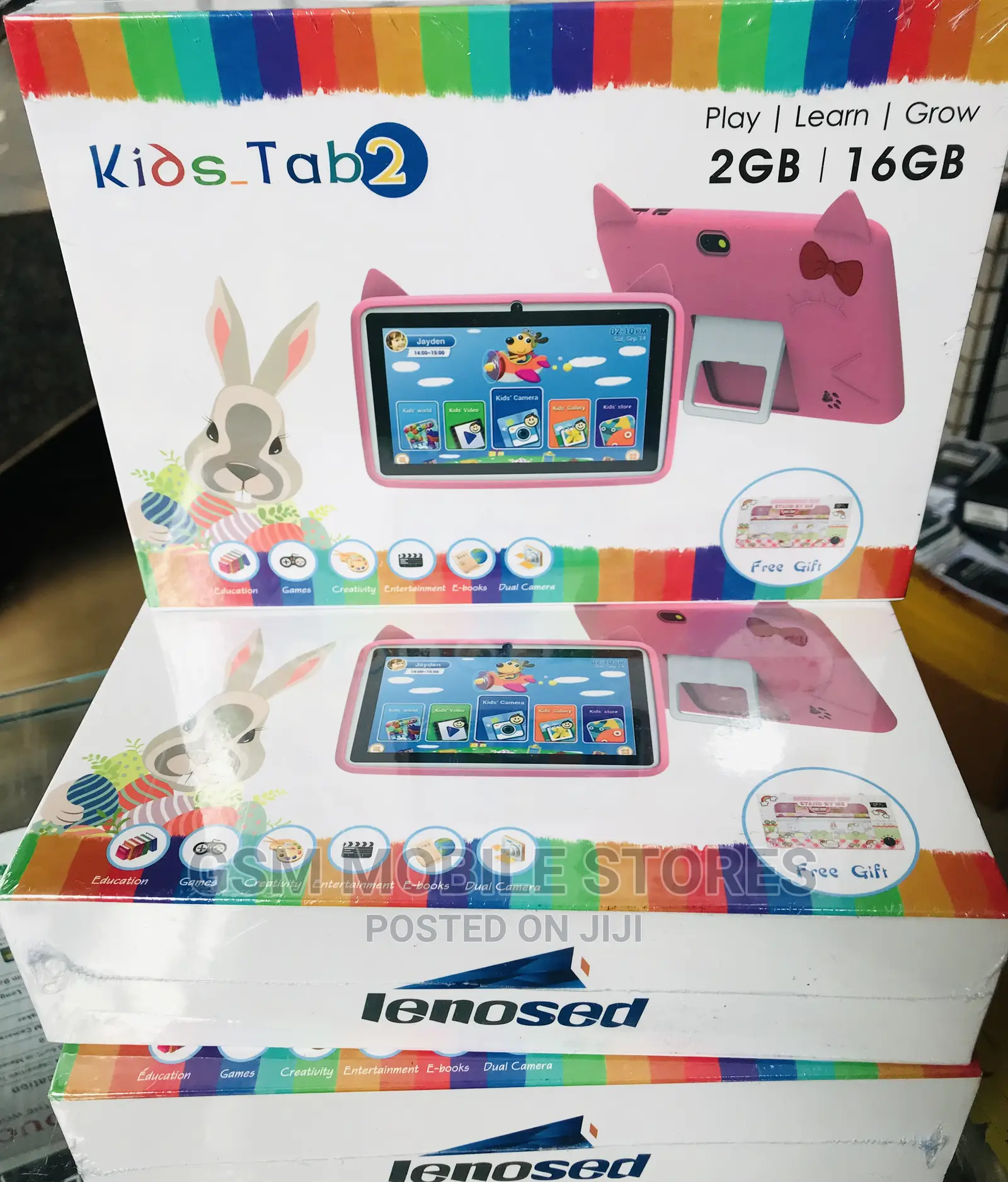 Lenosed Kids Tab 2 : 7 Inch, 16GB, 2GB RAM, Wi-Fi