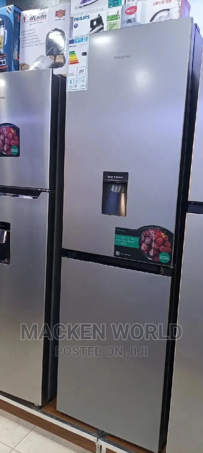 330L Hisense Double Door Fridge With Water Dispenser