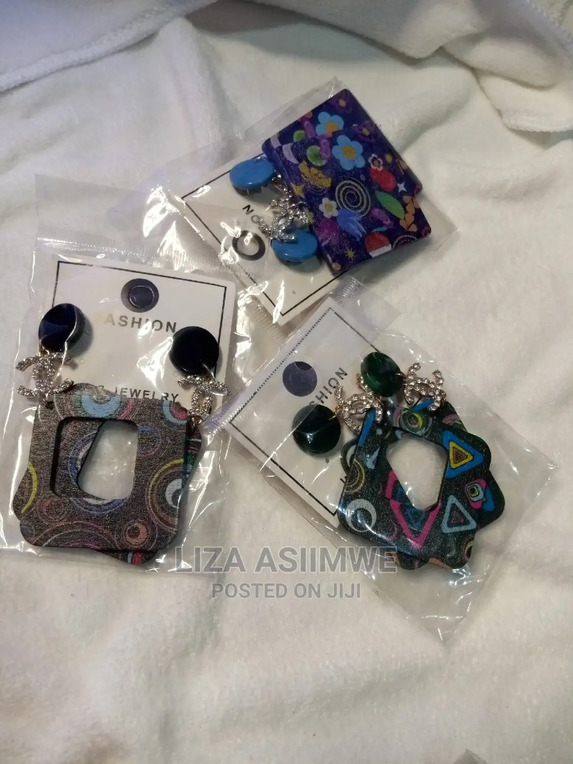 Afro African Earpins