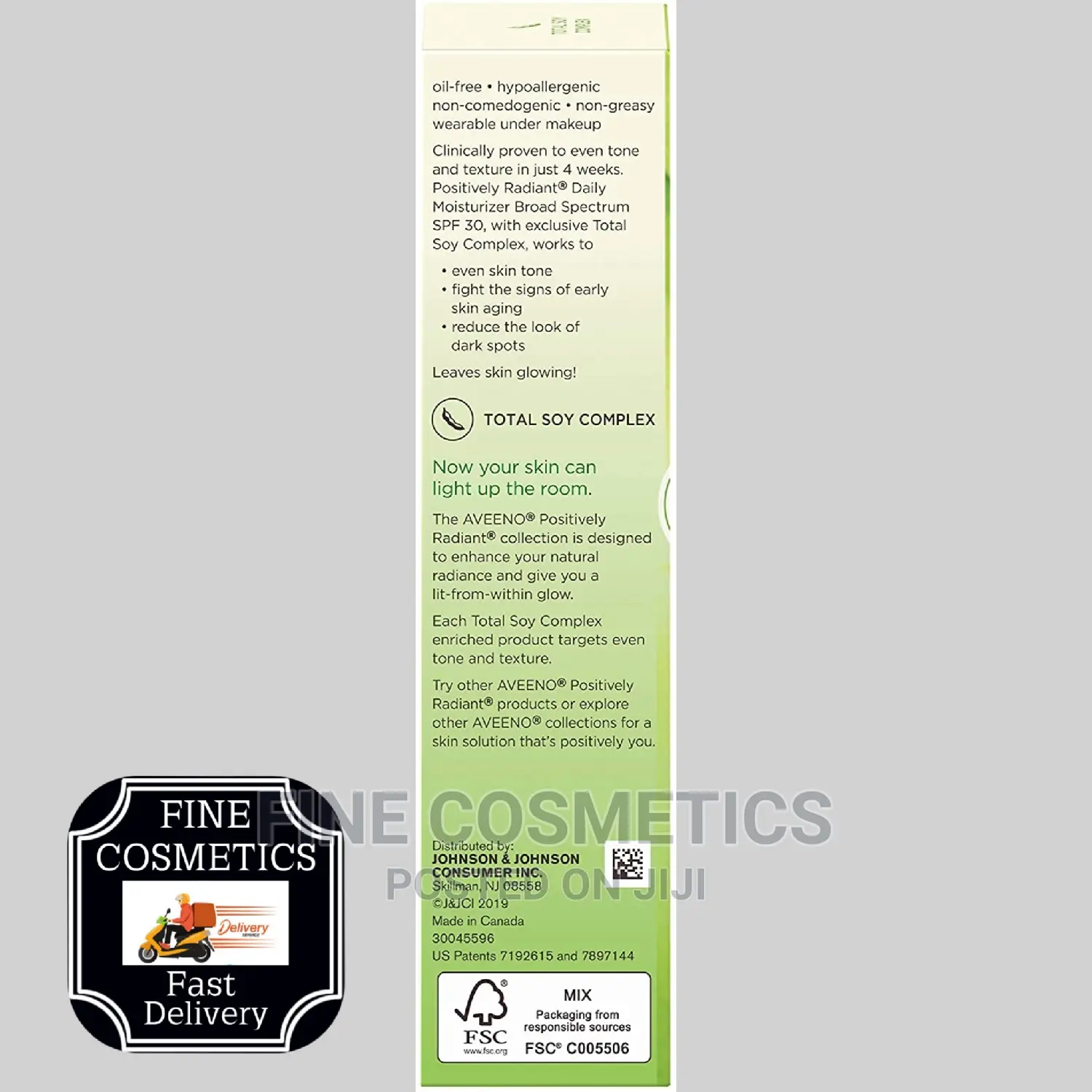 Aveeno Positively Radiant Sheer Daily Moisturizing Lotion