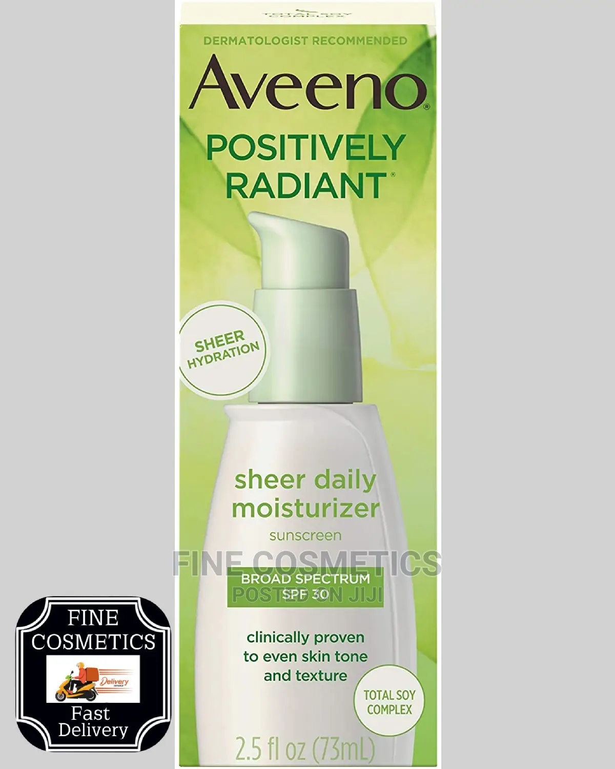 Aveeno Positively Radiant Sheer Daily Moisturizing Lotion