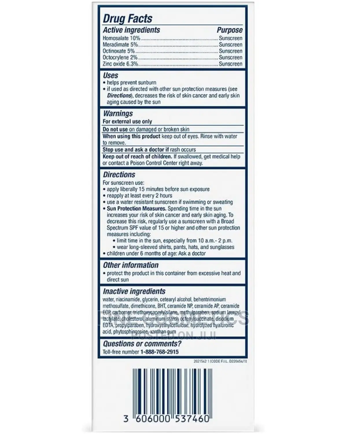 1pc Cerave AM or PM Face Sunscreen Moisturizing Lotion SPF30