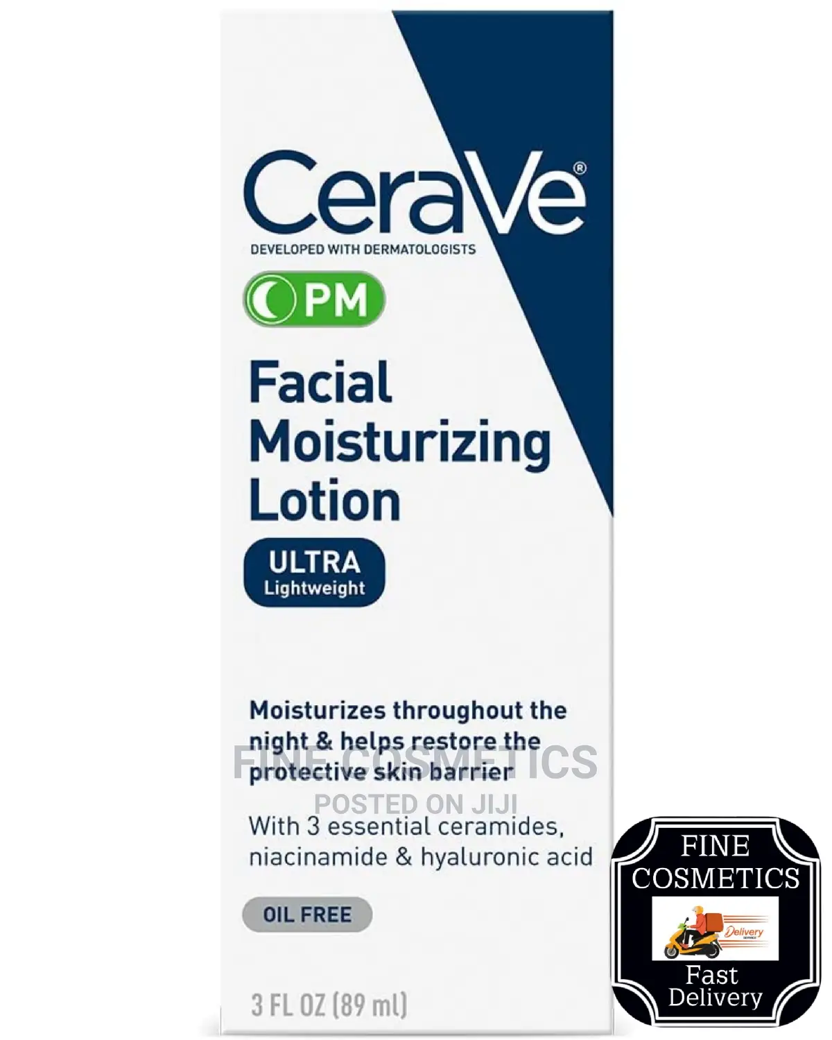 1pc Cerave PM or AM Facial Moisturizing Lotion + Hyaluronic