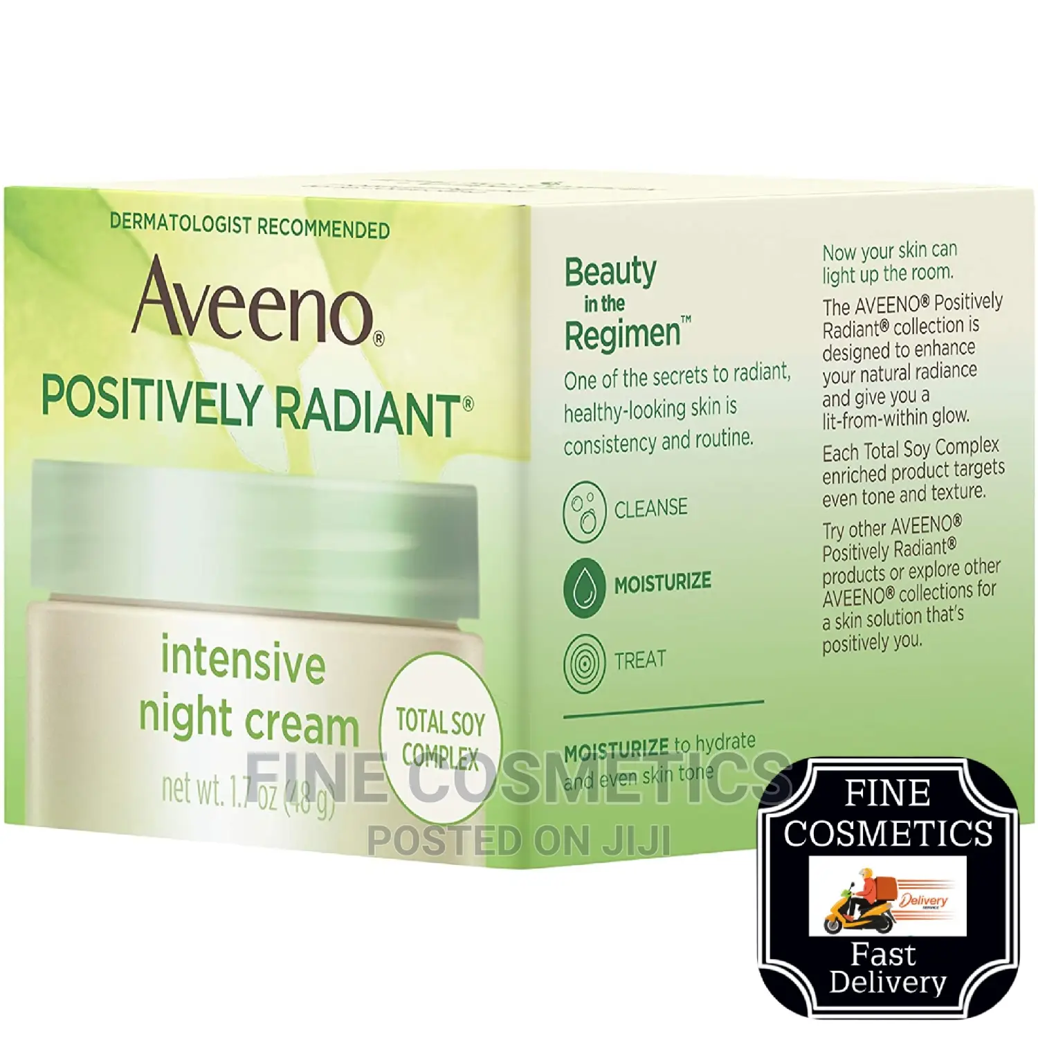Aveeno Positively Radiant Intensive Moisturizing Night Cream