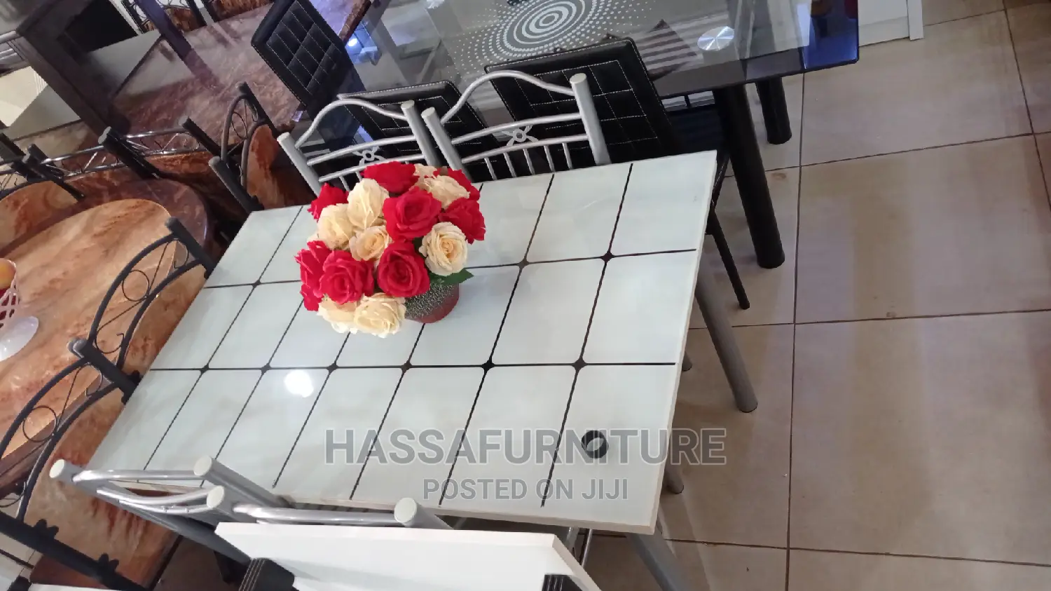 4seaters Glass Dining Table