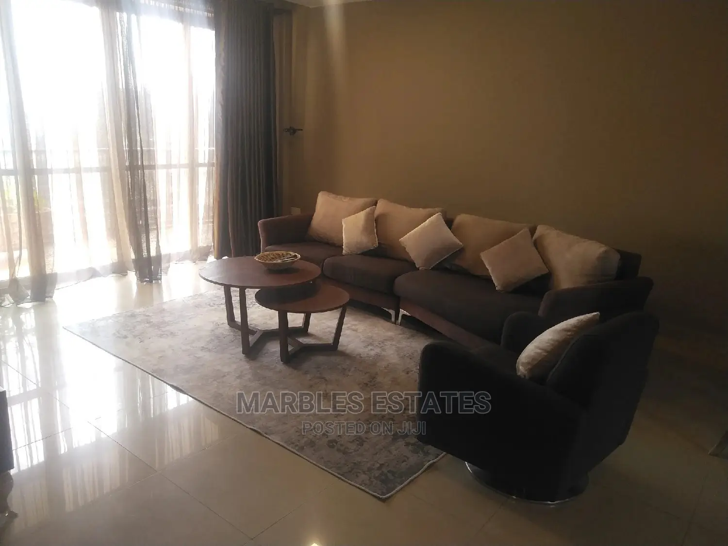 Furnished 3bdrm Apartment in Kololo, Kampala for Rent