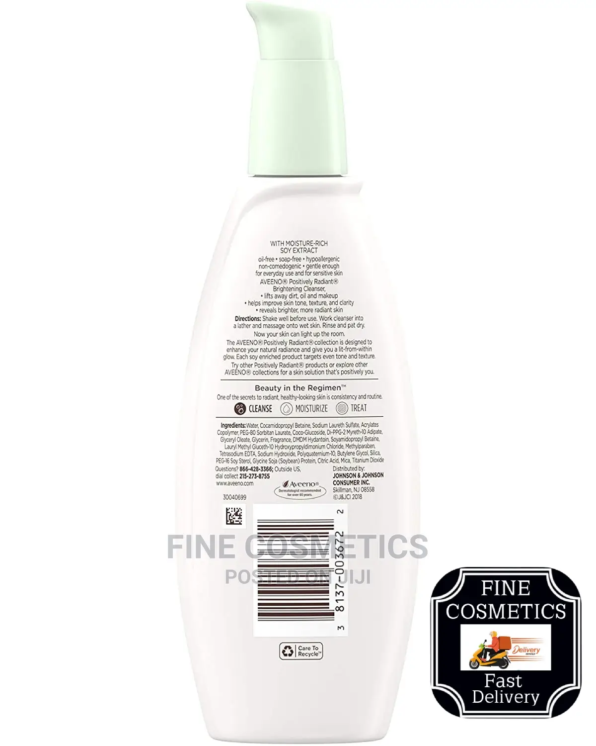 Aveeno Positively Radiant Brightening Facial Cleanser