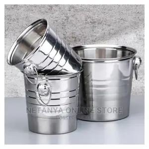 Stainless Steel Ice Bucket.