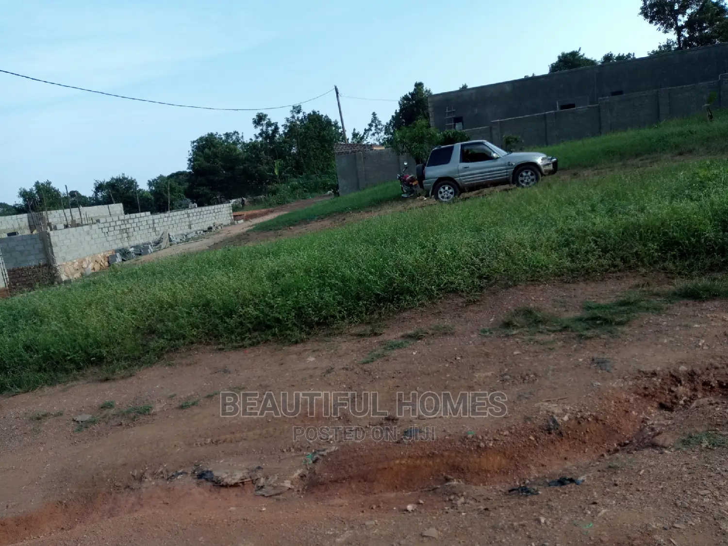 Gayaza Two Empty Plots Near the Road on Sell