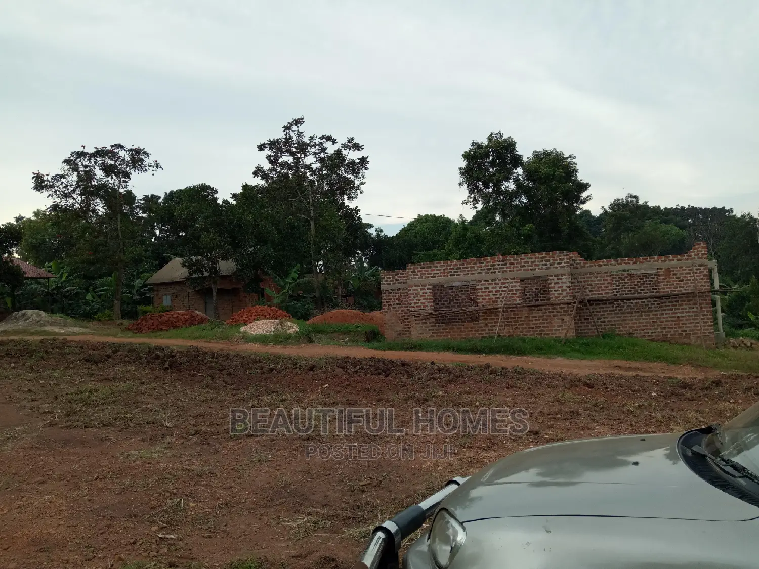 Gayaza Two Empty Plots Near the Road on Sell