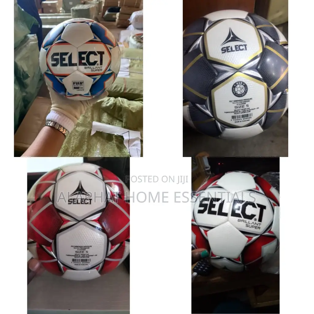 Footballs.