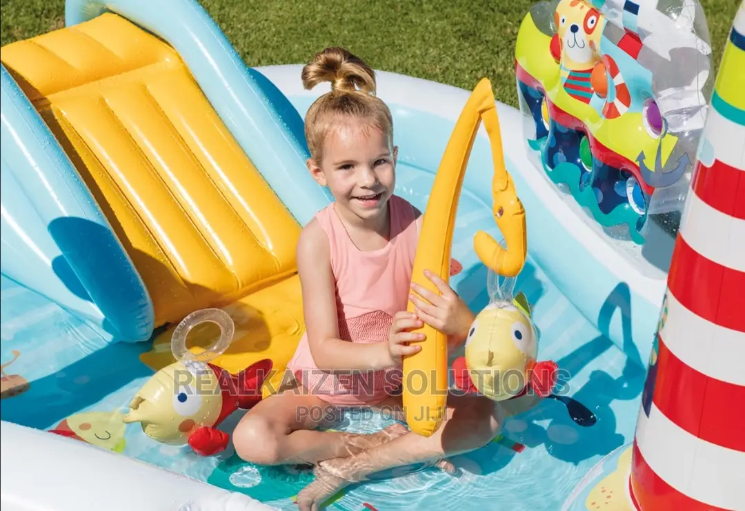 Intex Fishing Fun Play Center With Water Slide
