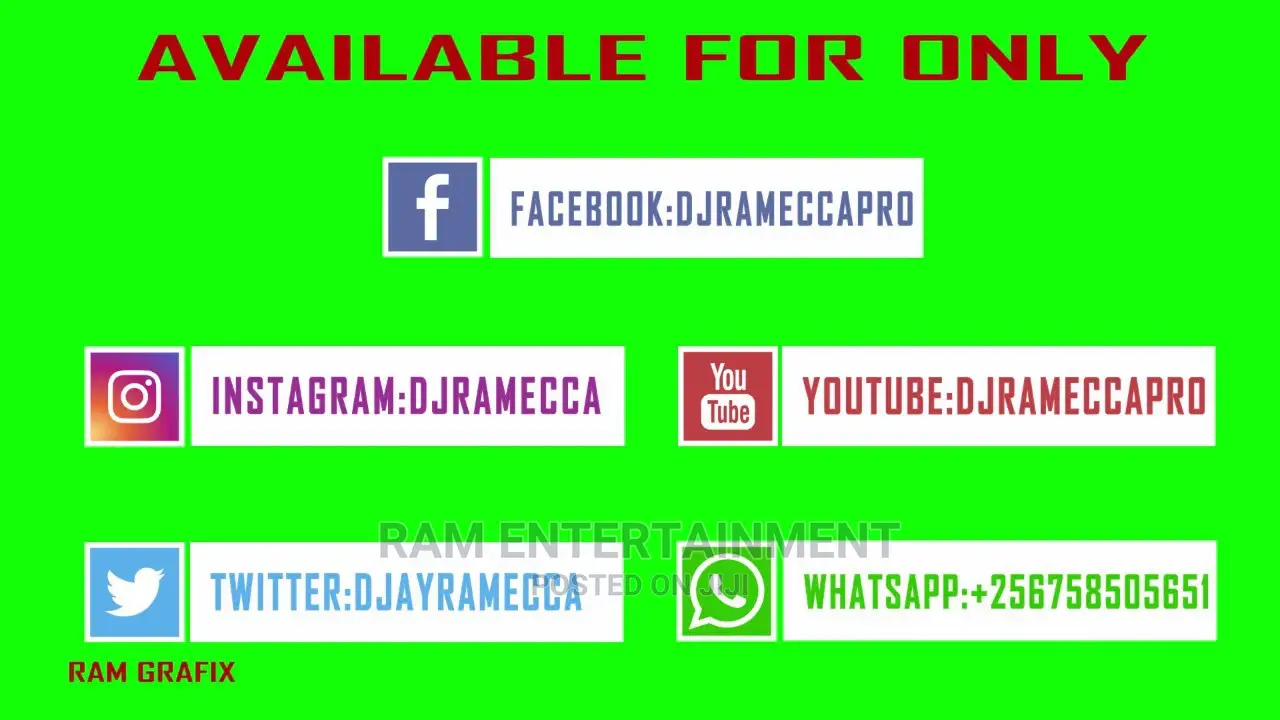 Dj 2D Animation Logos, Lowerthirds, Mixtape Posters Etc