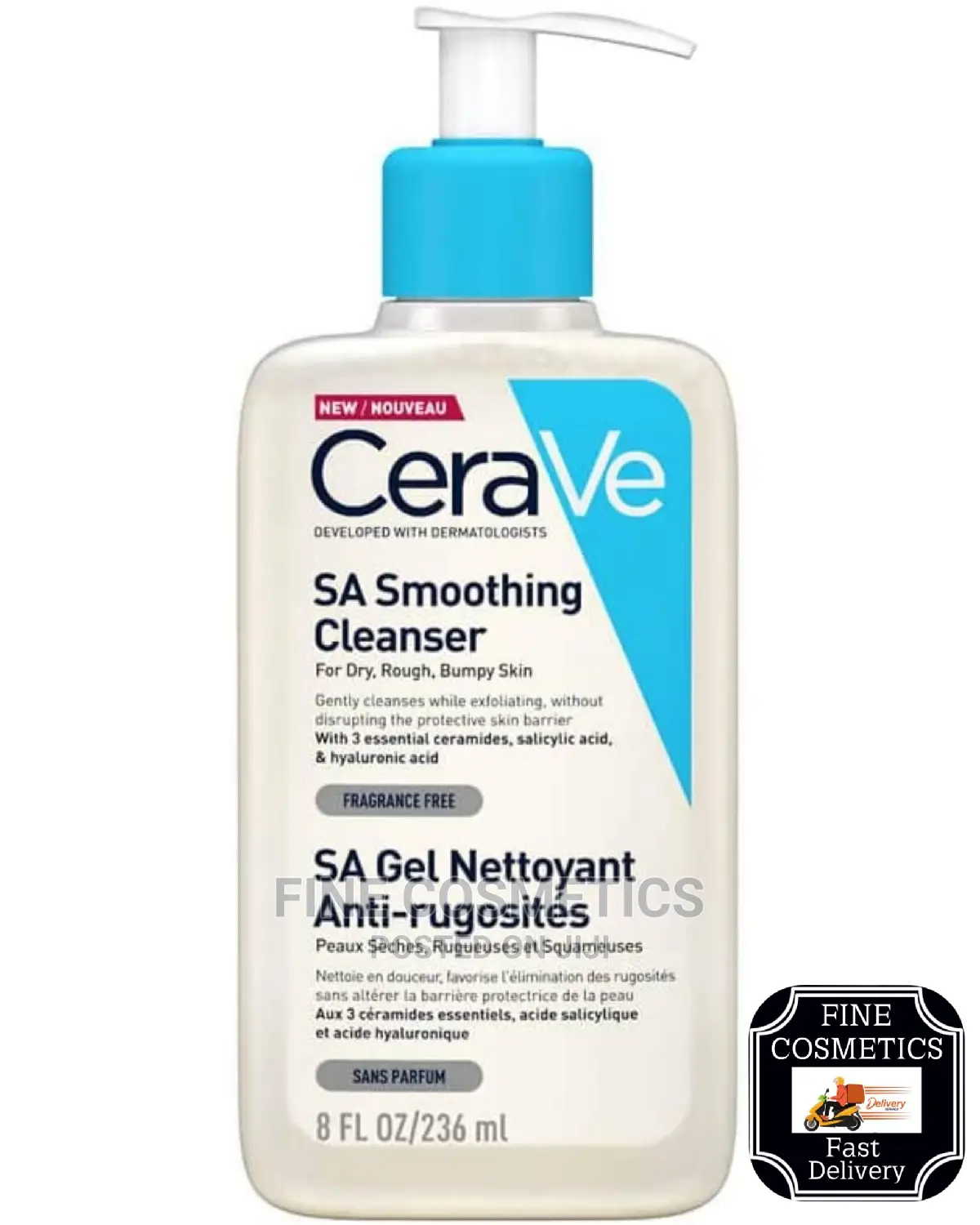 Cerave SA Smoothing Cleanser Face Wash With Salicylic Acid