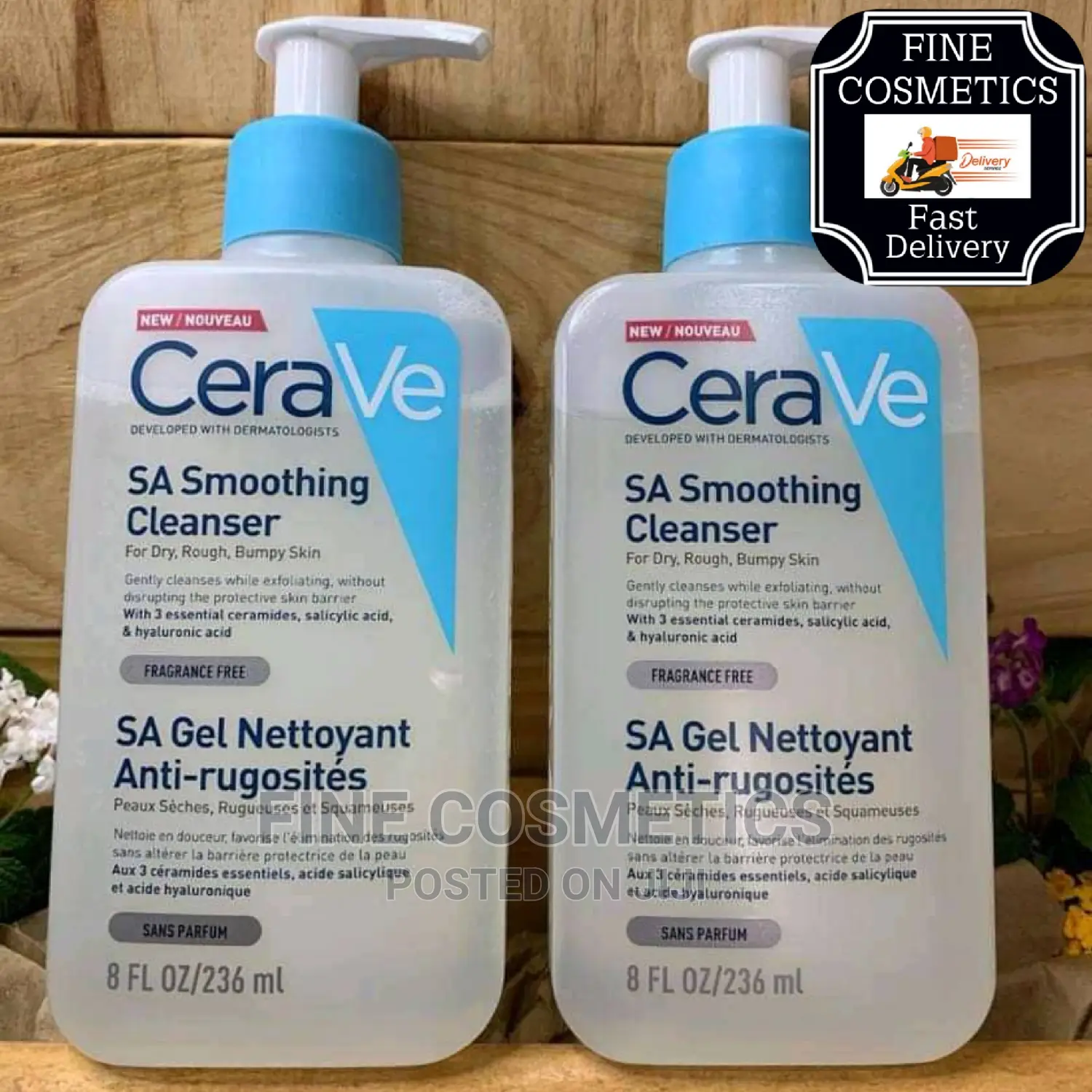 Cerave SA Smoothing Cleanser Face Wash With Salicylic Acid