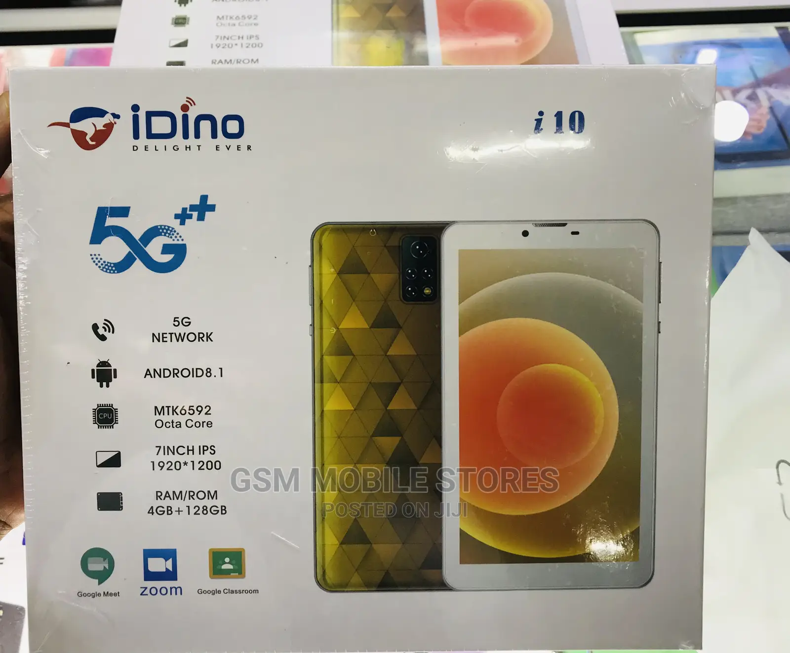 New Idino I10 Tablets 5G+ 7”Inch 128GB Dual SIM Cards
