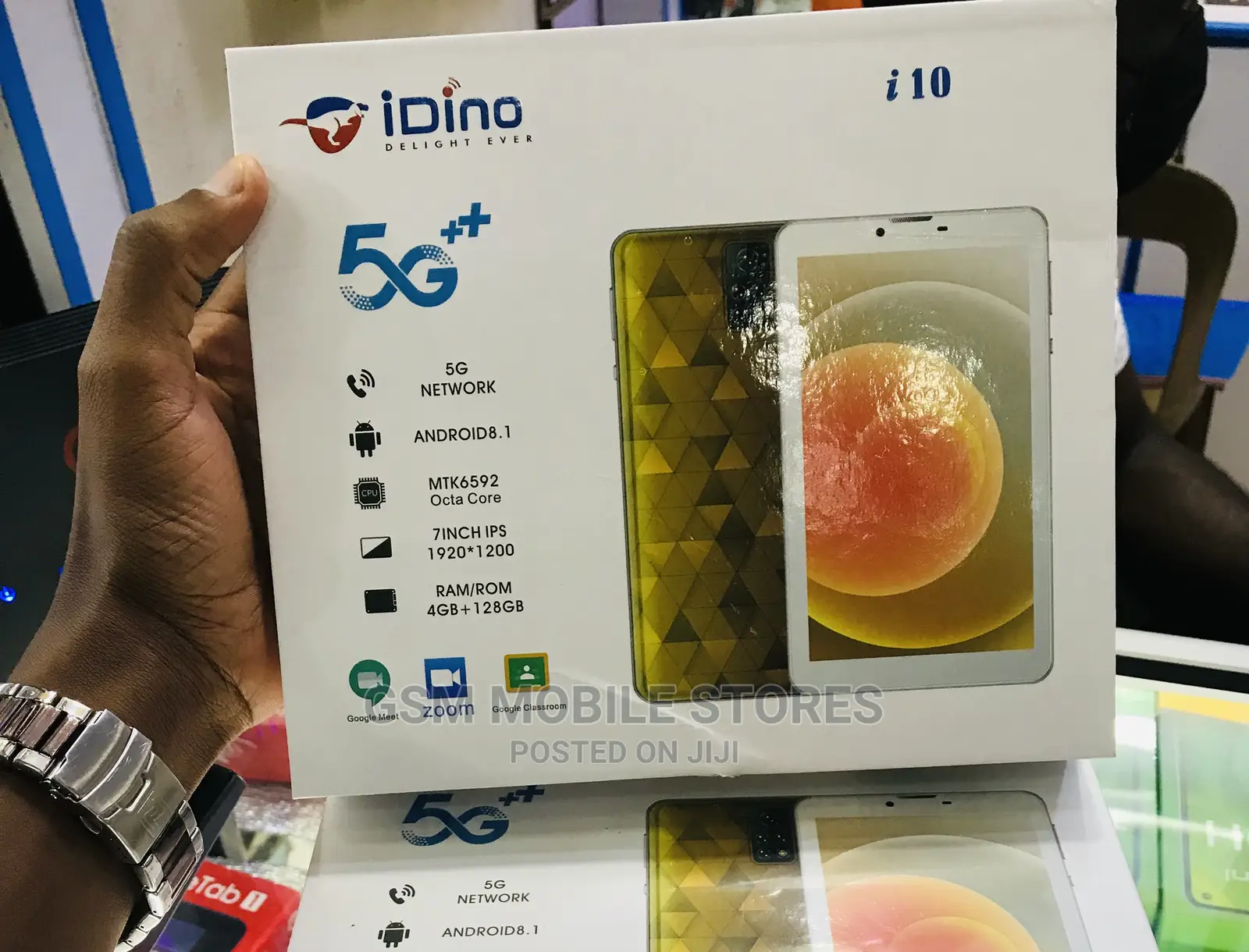New Idino I10 Tablets 5G+ 7”Inch 128GB Dual SIM Cards