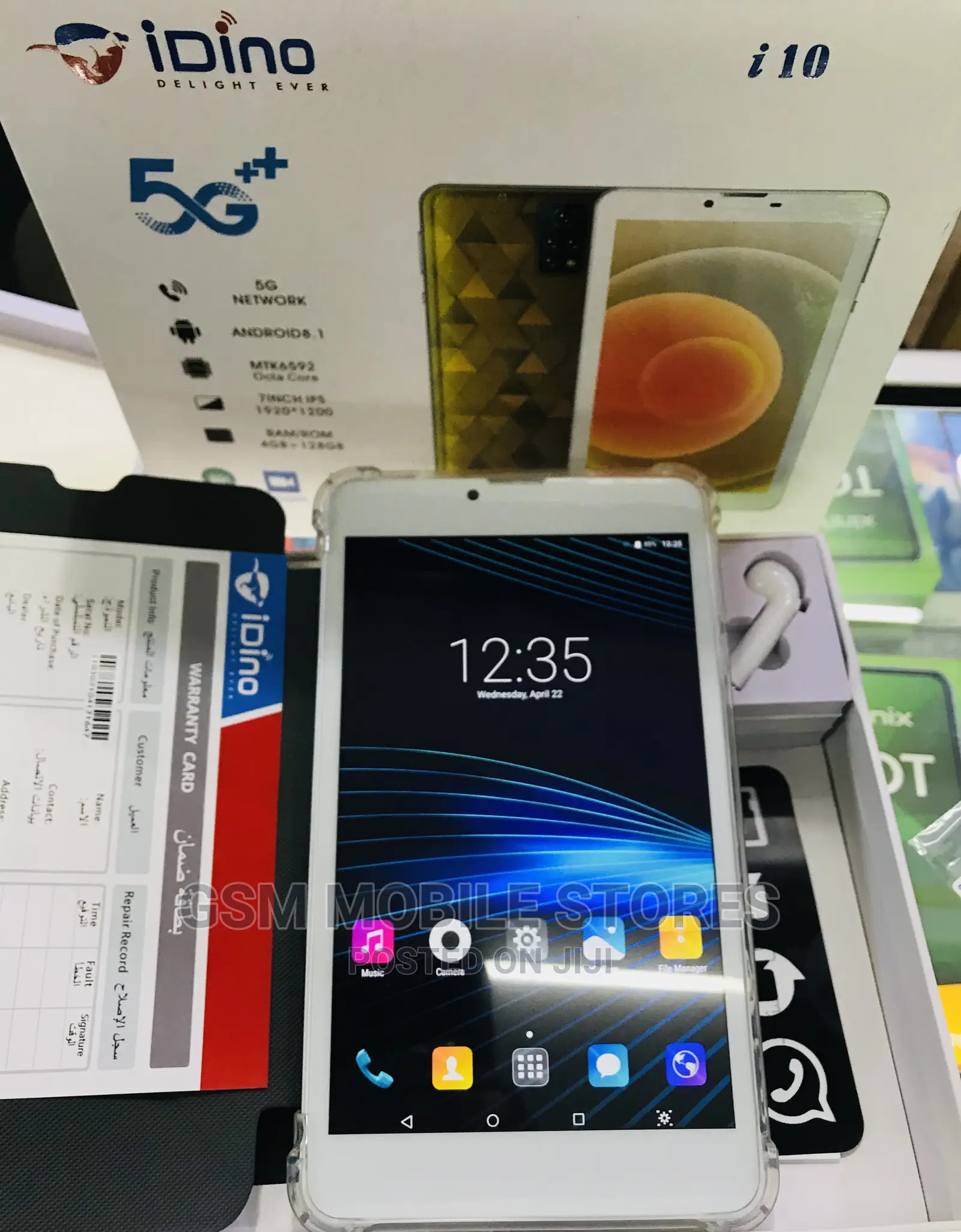 New Idino I10 Tablets 5G+ 7”Inch 128GB Dual SIM Cards