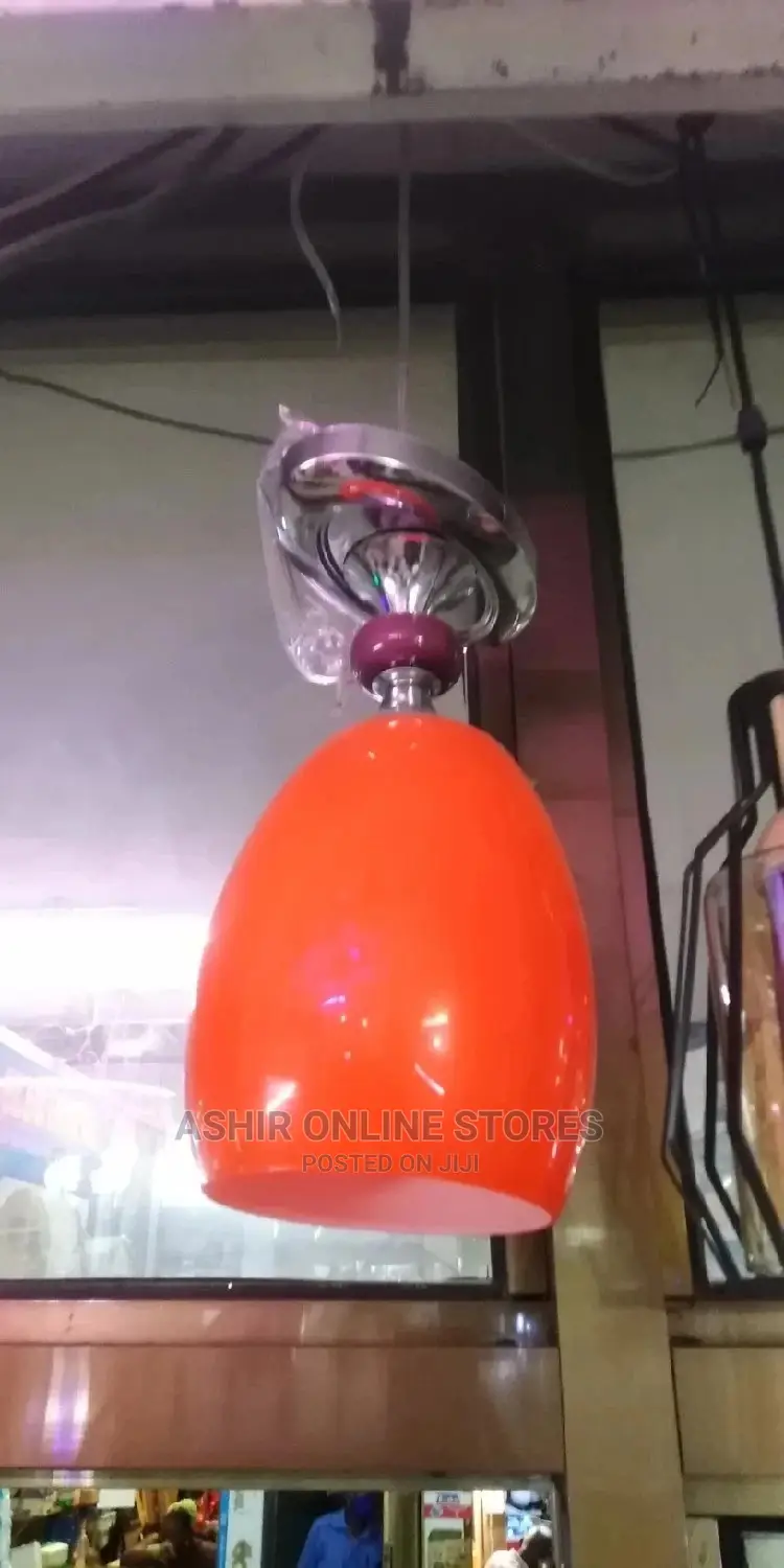 Orange Pendant Lamp/ Ceiling Light