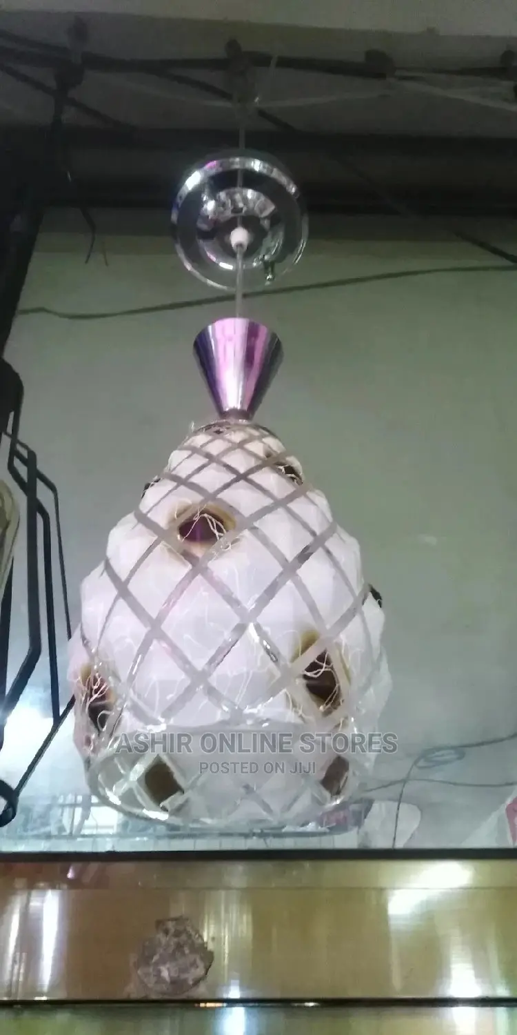 White and Silver Pendant Lamp