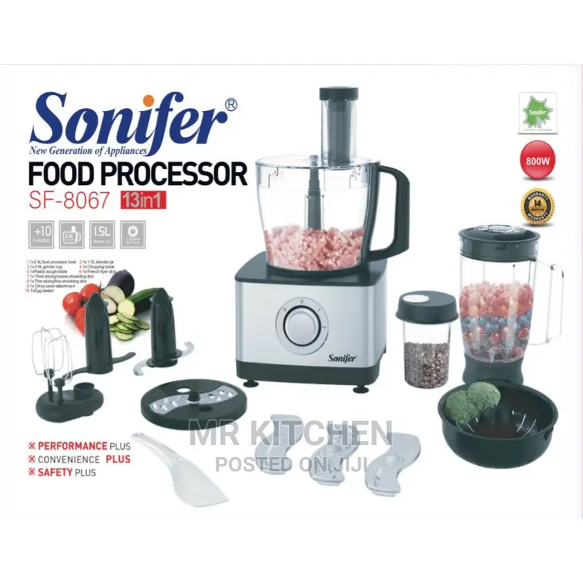 Sonifer 9 in 1 Food Processor