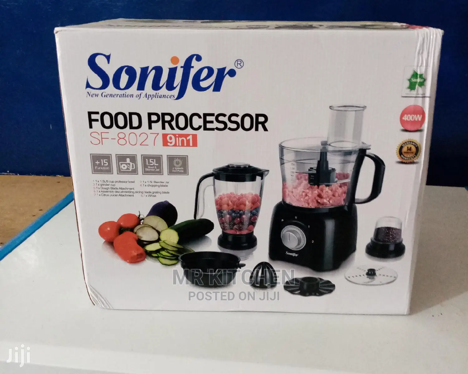 Sonifer 9 in 1 Food Processor