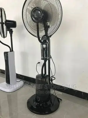 [40cm] 2 in 1 Pedestal Water/Mist Fans. (Black in Color)