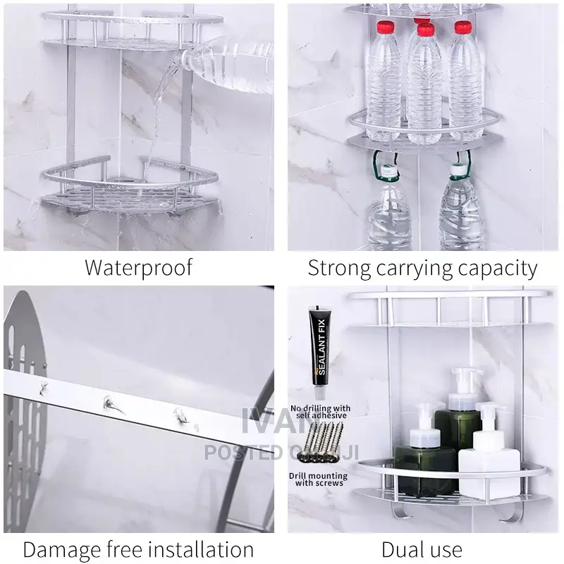 Aluminum Corner Shelf