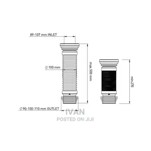 Flexible Wc Pan Connector