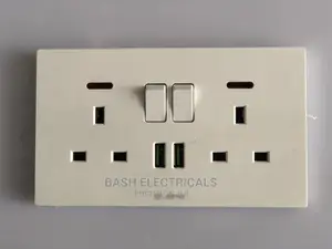 Double Socket With Usb