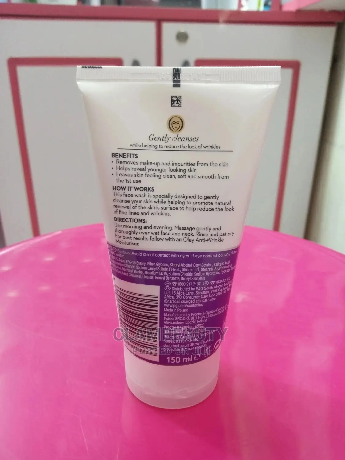 Olay Anti Wrinkle Firm Lift Exfoliating Face Wash