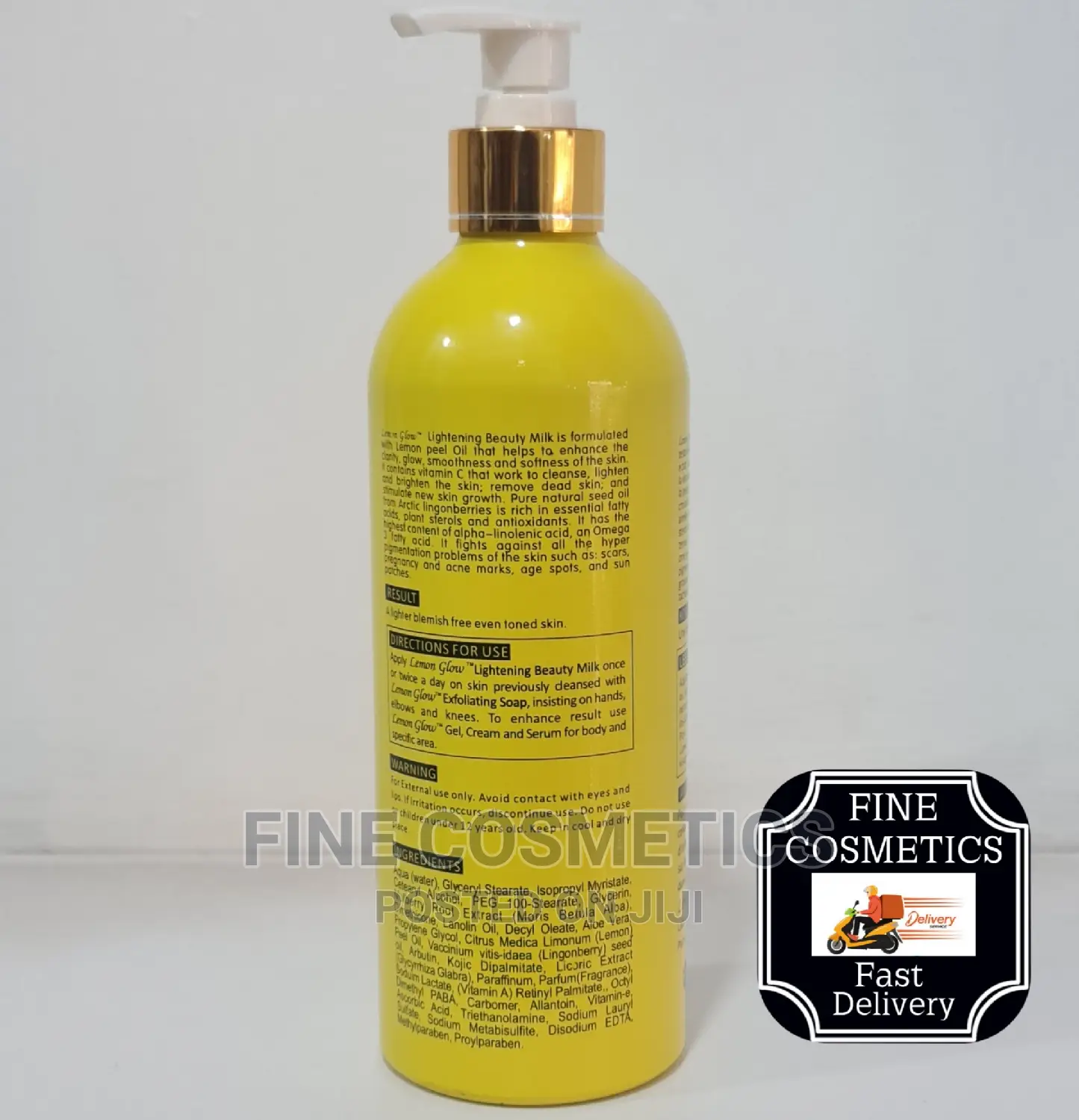 Lemon Glow Ultimate Lightening Beauty Milk 500ml