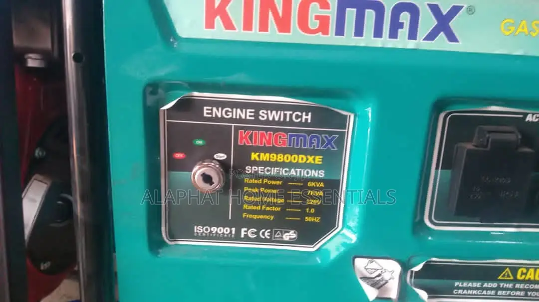 Kingmax Generator Rated at 6kva