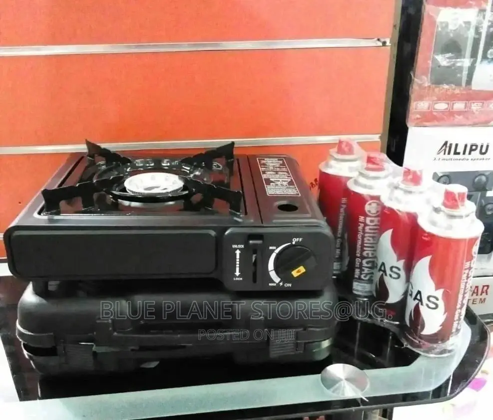 Portable Gas Burner + Butane Gas Canister [Full Set]