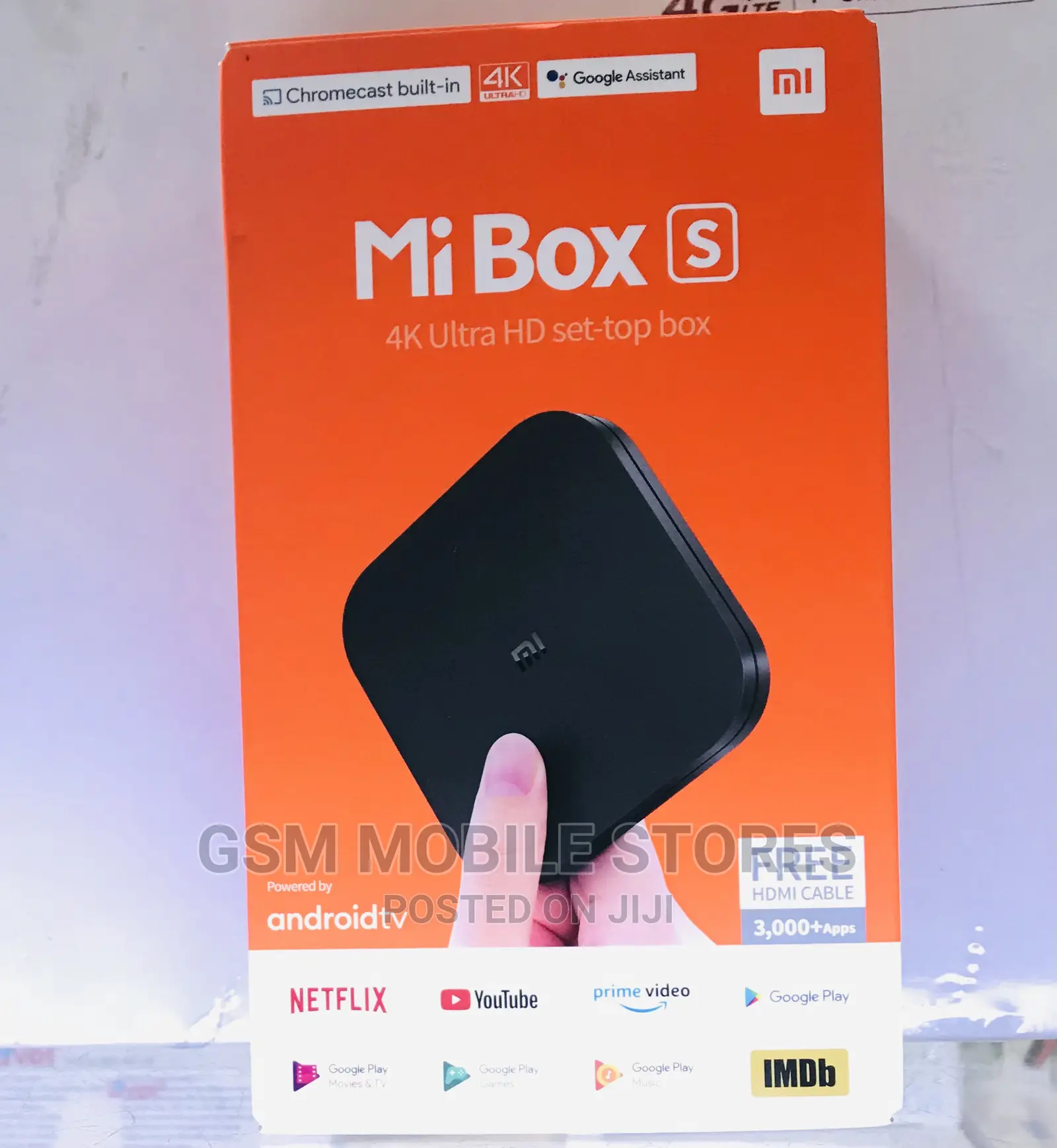 Mi Box S Smart WIFI Bluetooth 4K HDR Android TV Box
