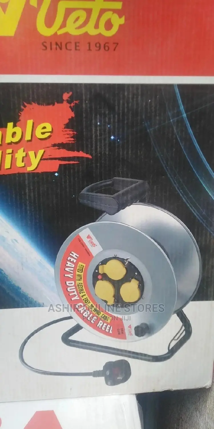 3ways Heavy Duty Extension Cable Reel