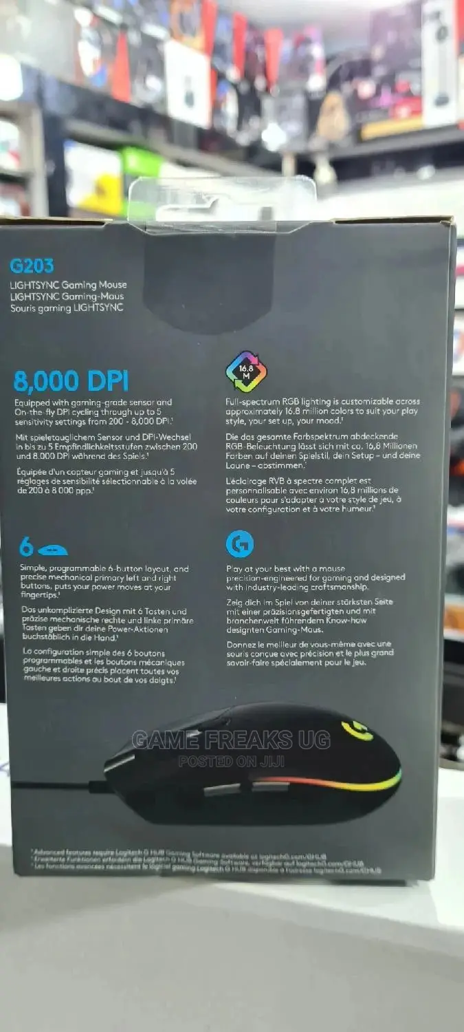 Logitech G 203 Gaming Mouse