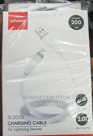 Vivan Original Type C Data Fast Charging Cables- 2 Meters