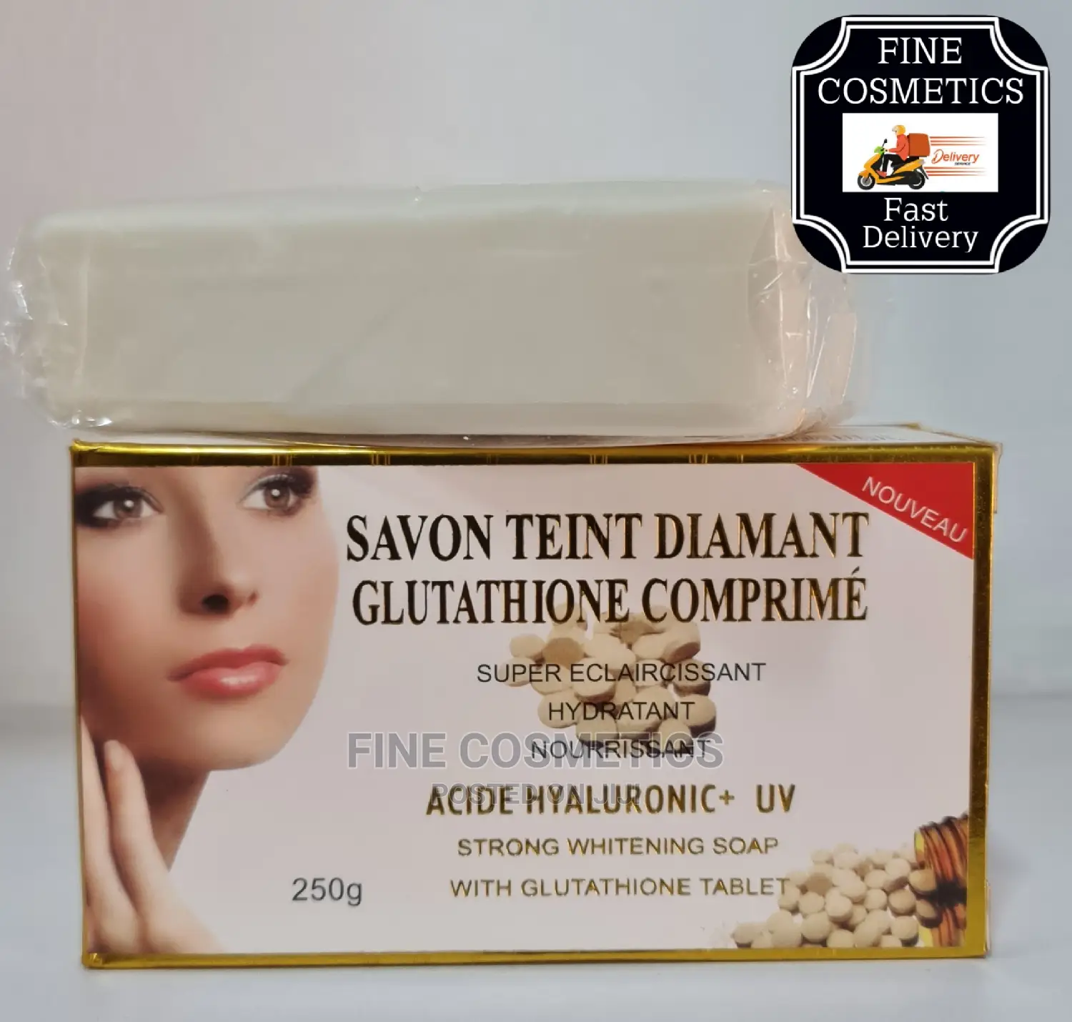 ORIGINAL Glutathione Comprime Strong Whitening Set of 4pcs