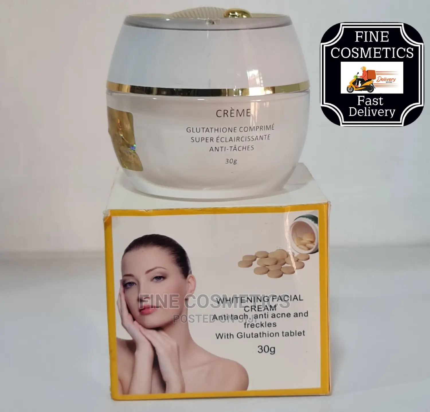 ORIGINAL Glutathione Comprime Strong Whitening Set of 4pcs
