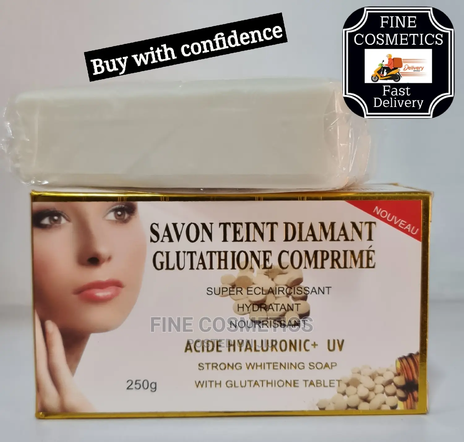ORIGINAL Glutathione Comprime Strong Whitening Soap