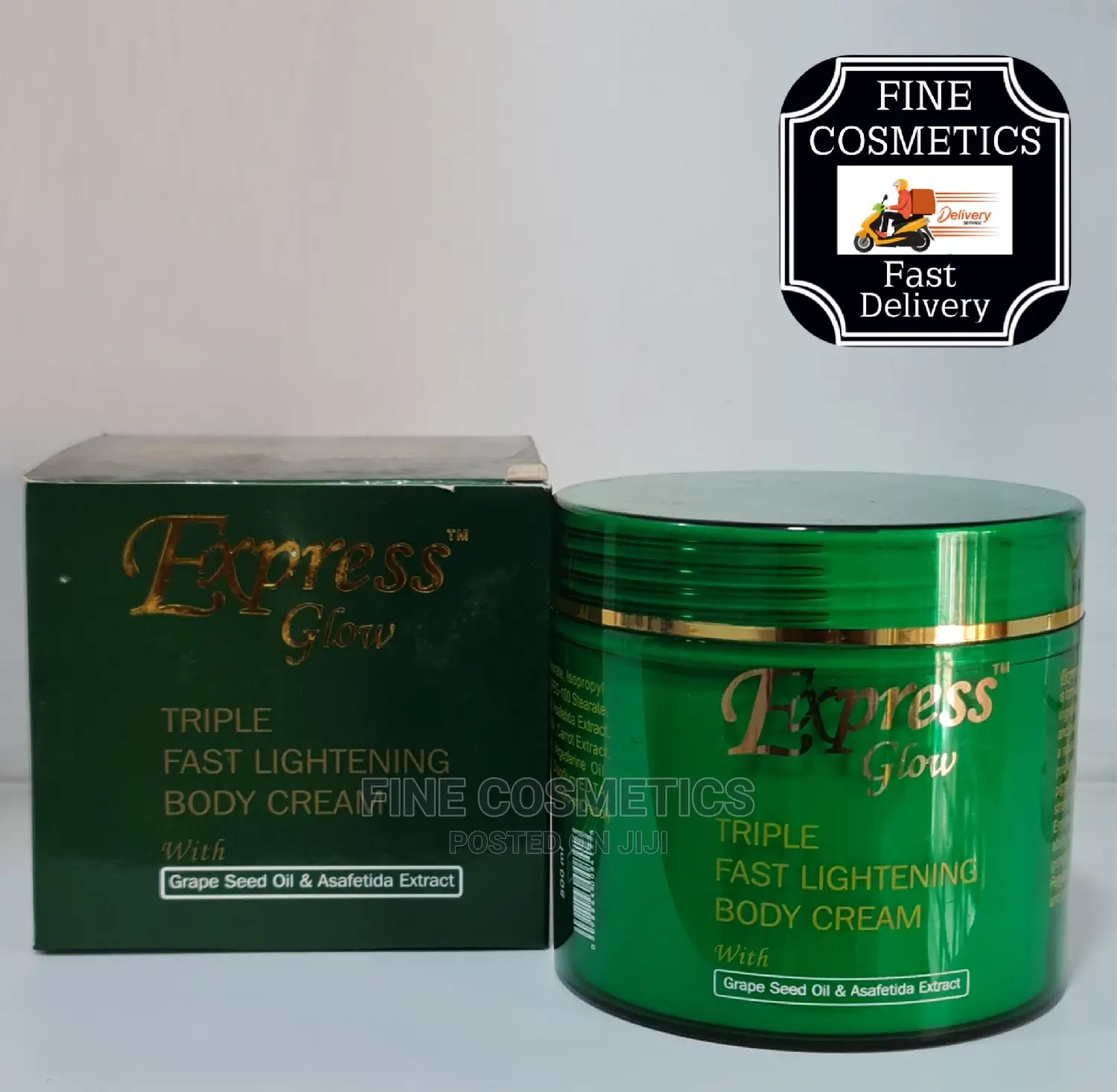 Express Glow Triple Fast Lightening Cream With Grapeseed Oil