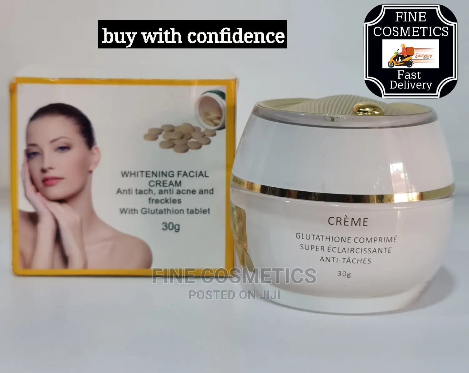 ORIGINAL Glutathione Anti Acne Whitening Facial Cream 30g