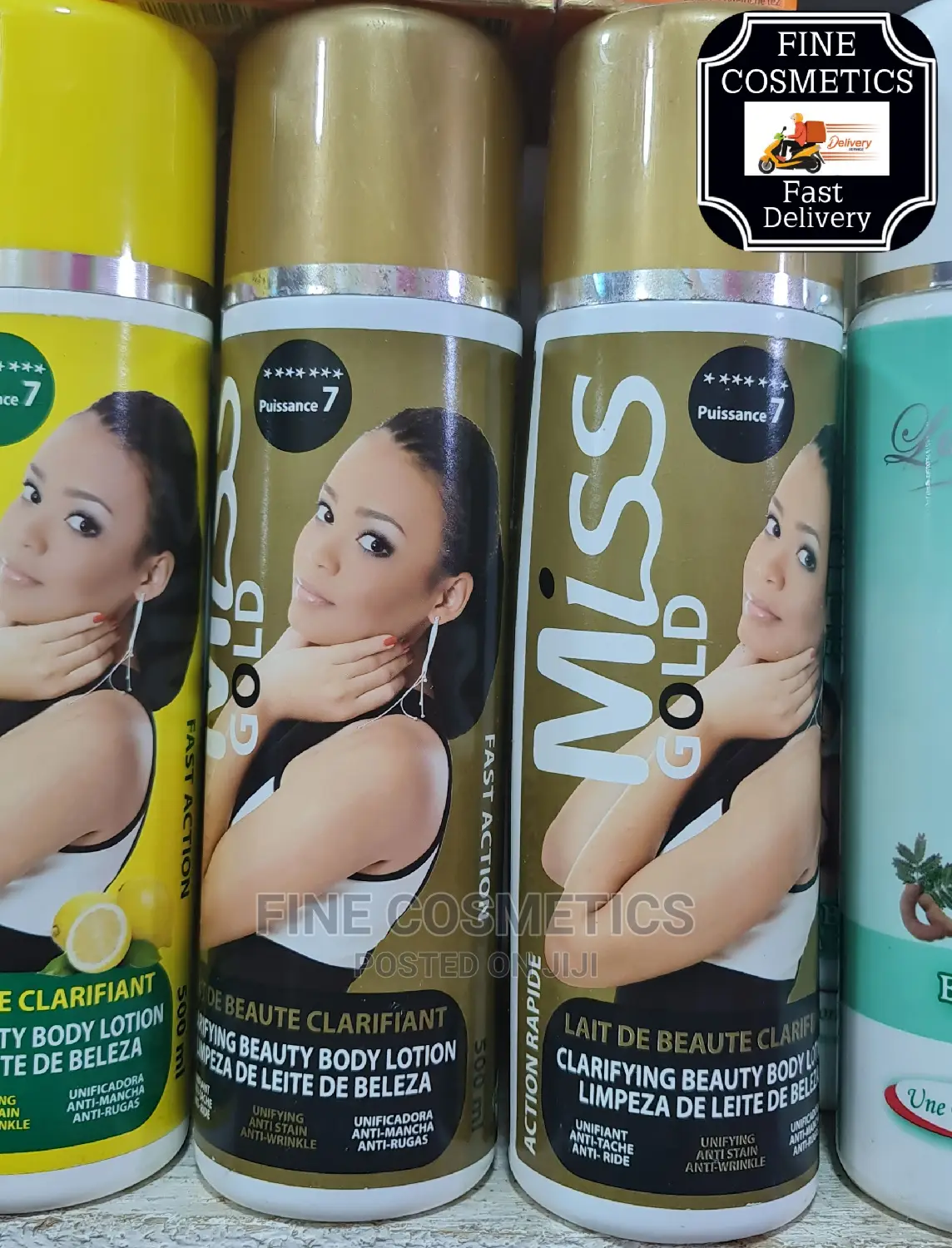 Miss Gold, Miss Lemon, Miss Carrot ,Miss Papaya Lotions 500g