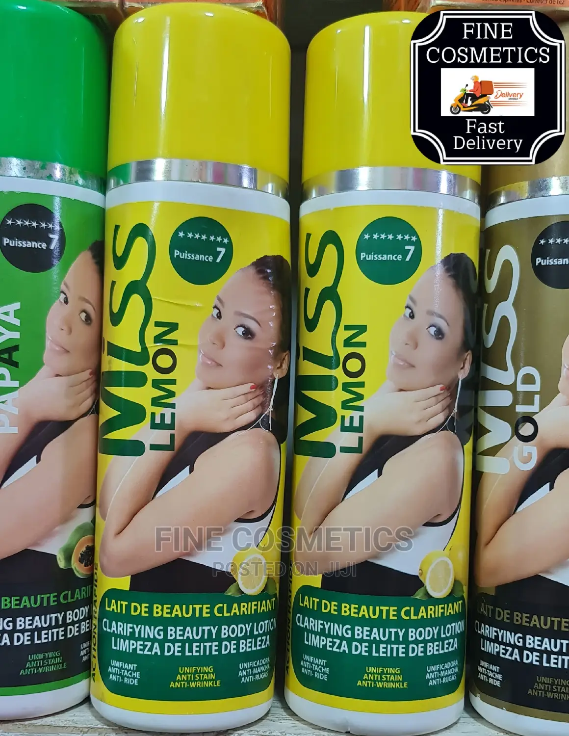 Miss Gold, Miss Lemon, Miss Carrot ,Miss Papaya Lotions 500g