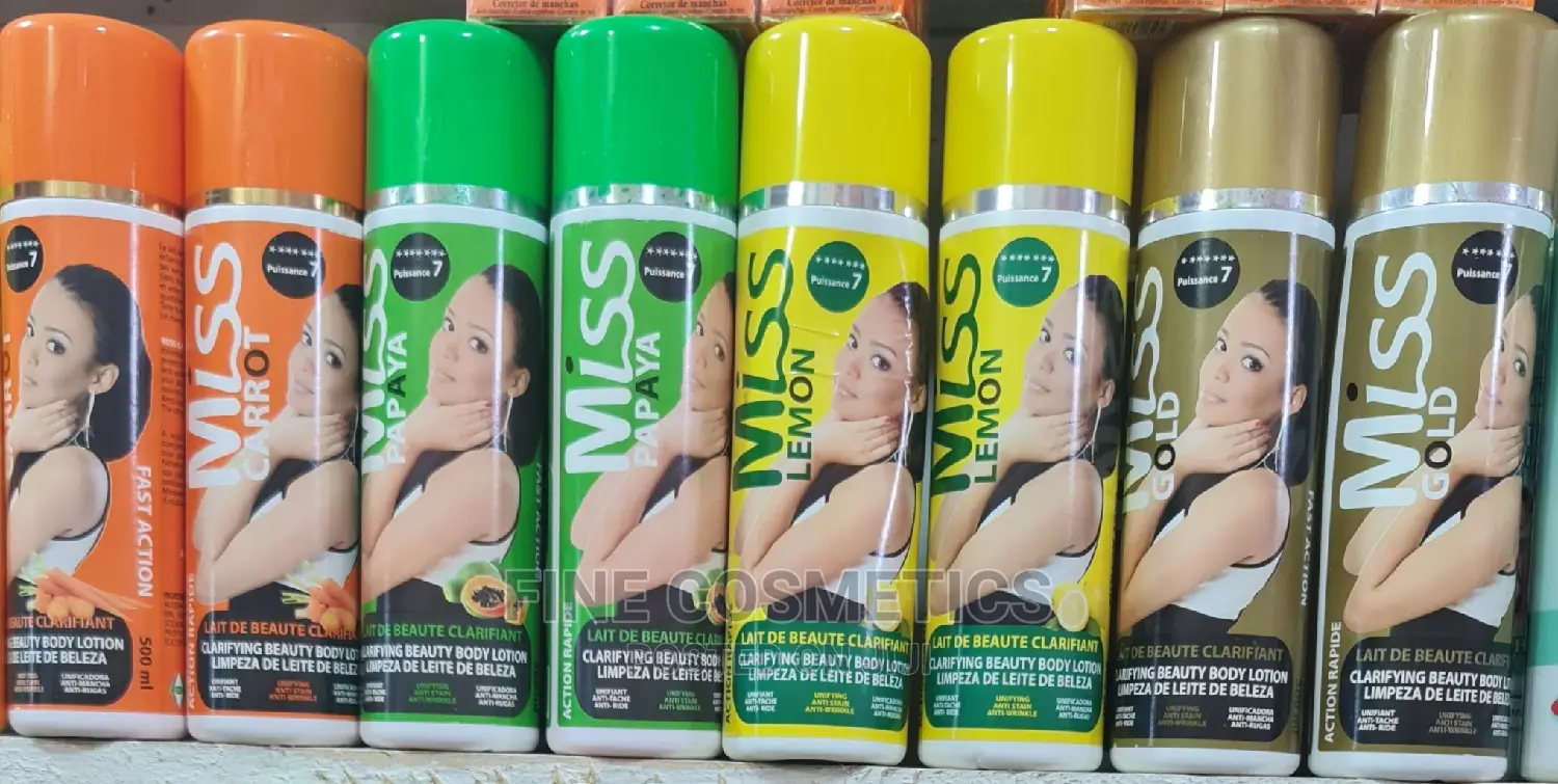 Miss Gold, Miss Lemon, Miss Carrot ,Miss Papaya Lotions 500g